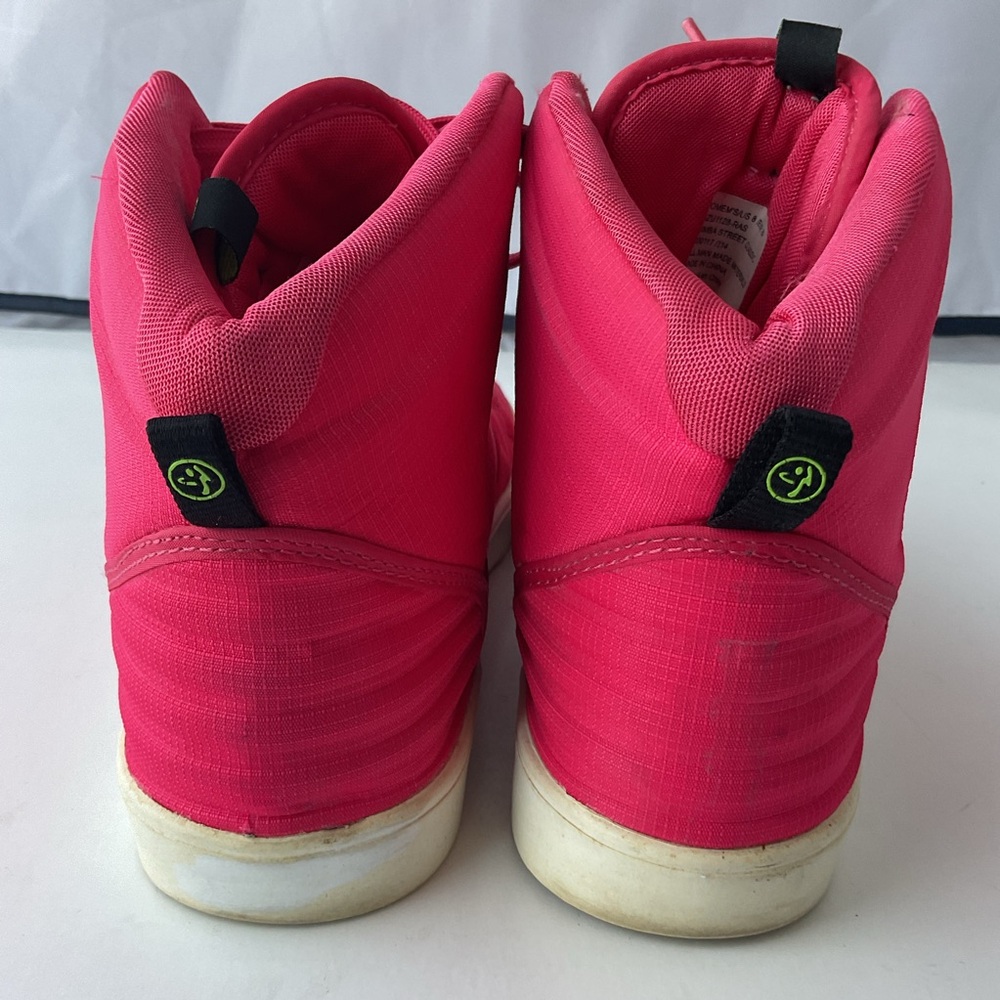 Zumba Street Classic Pink High-Top Dance Fitness  Sneakers Shoes Women’s Size 8 - Picture 5 of 12